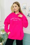 156413 Sardonlu Kapsonlu Sweatshirt